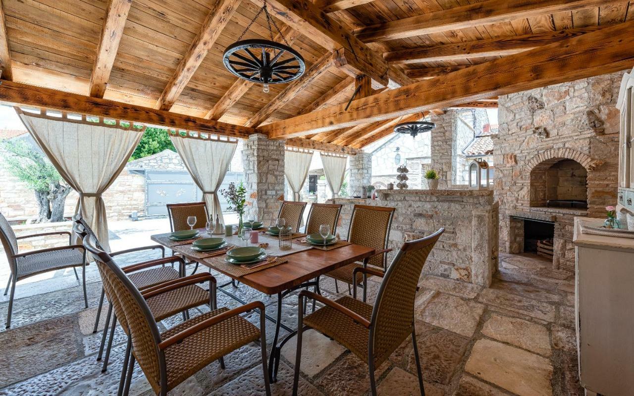 Casa Di Roccia Villa Marcana Bagian luar foto