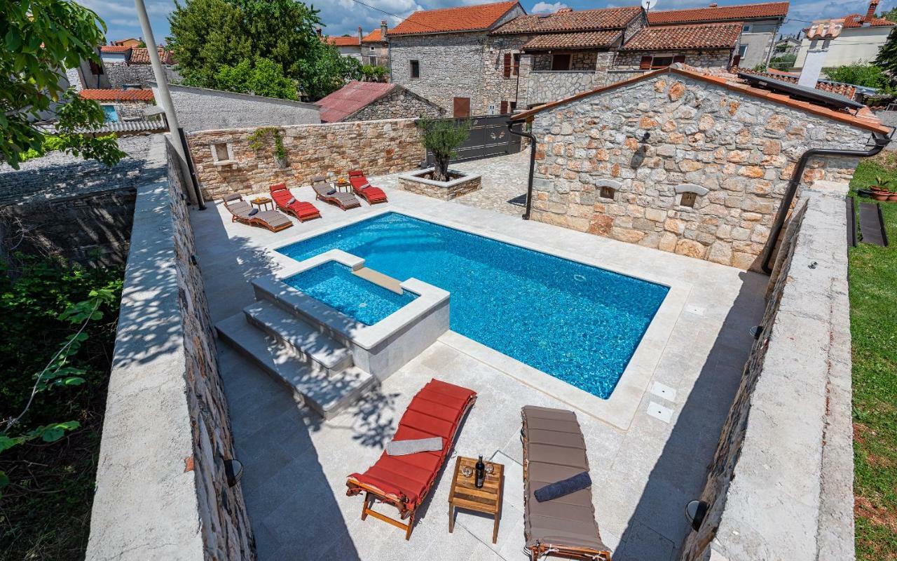 Casa Di Roccia Villa Marcana Bagian luar foto