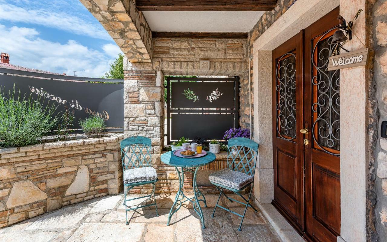 Casa Di Roccia Villa Marcana Bagian luar foto