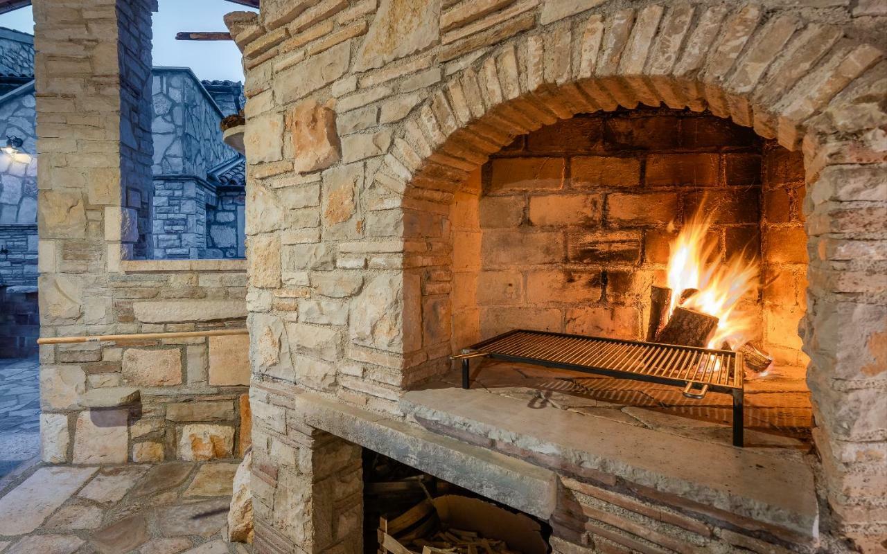 Casa Di Roccia Villa Marcana Bagian luar foto