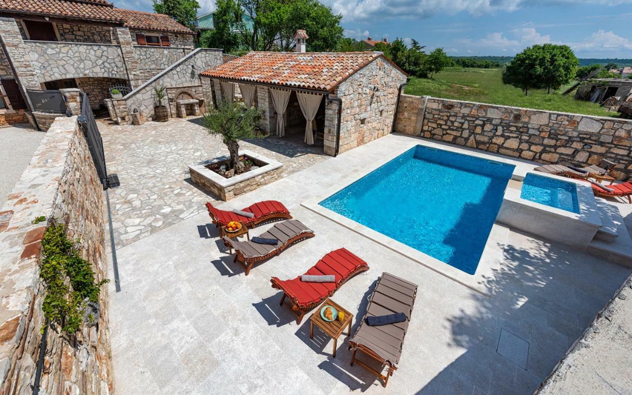 Casa Di Roccia Villa Marcana Bagian luar foto